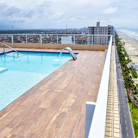Apto C Wi-Fi A Beira-Mar Na Praia Jardim Real Sp Leilighet Praia Grande  Eksteriør bilde